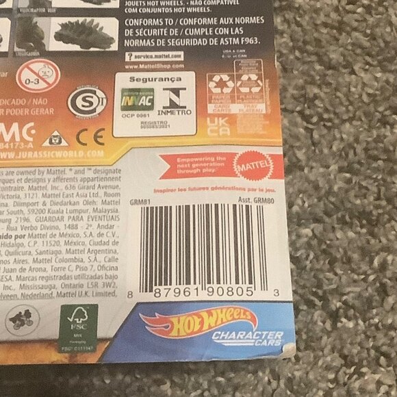 Hot Wheels Jurassic World Dominion VELOCIRAPTOR BETA Character Car NEW Mattel - Picture 4 of 7